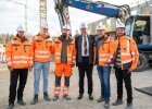 Baustellenteam mit Prof. Lerch