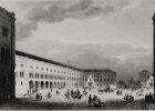 Abbildung eines Stahlstichs von Johann Poppel nach Seeberger um 1850. Stadtmuseum Graphische Sammlung